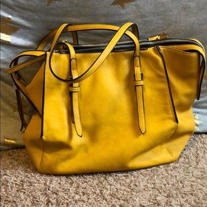 Urban Expressions yellow shoulder bag